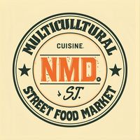 LOGO NMD ST. MULTICULTURAL.CUISINE. STREET FOOD MARKET 